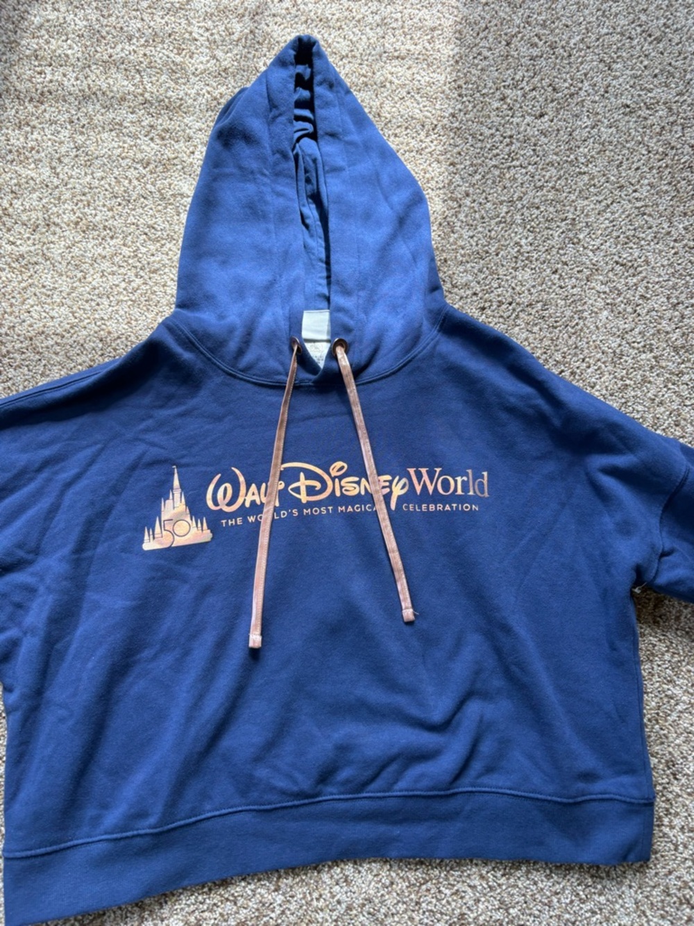 Disney 50th Anniversary Navy Blue Hoodie